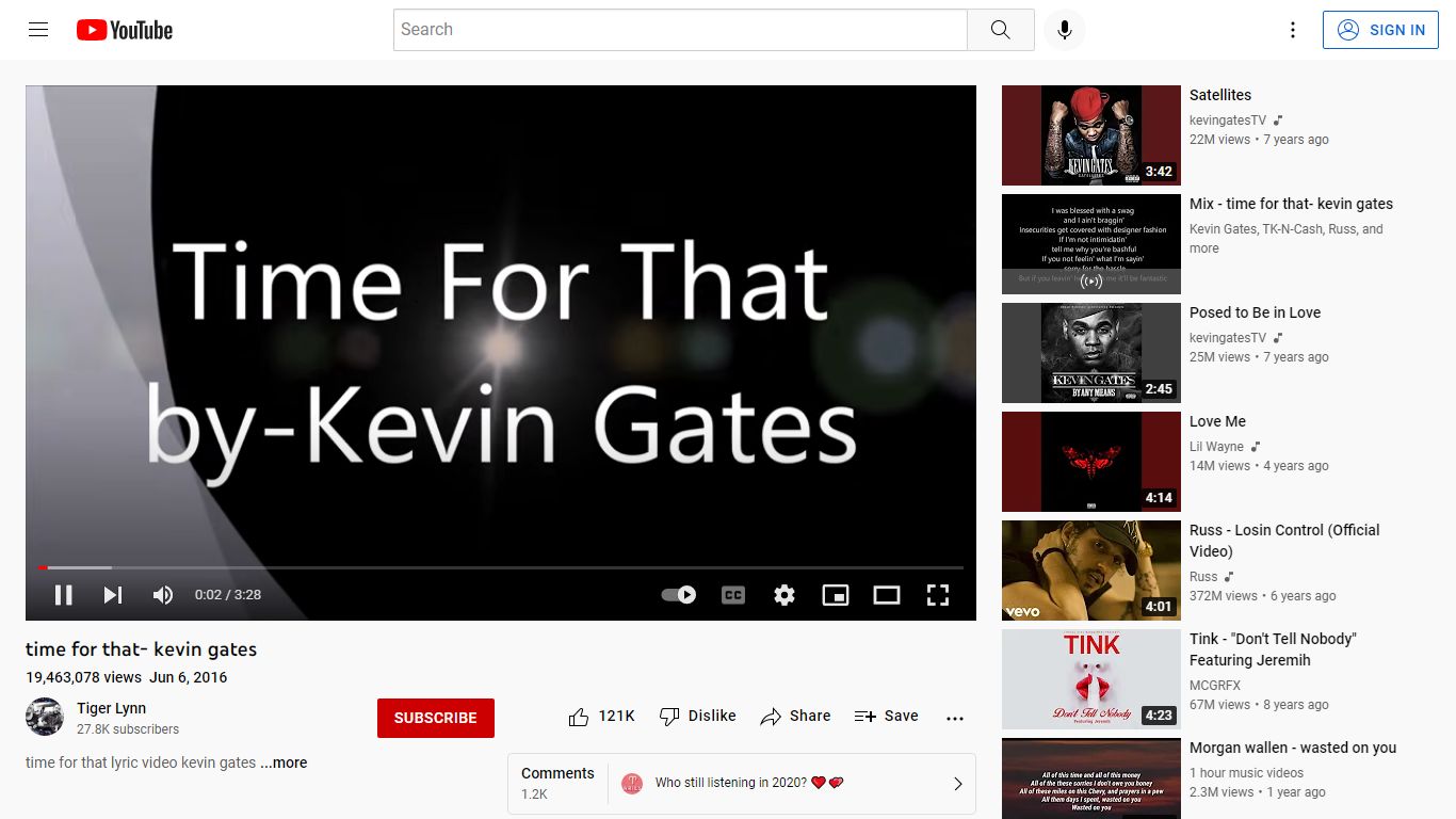 time for that- kevin gates - YouTube